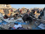 Gaza, nel campo di Al-Mawasi dopo un attacco israeliano