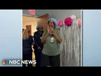 Florida hospital staff surprises 62-year-old coworker with surprise bridal shower