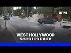 Une rupture de canalisation provoque d'importantes inondations dans les rues de Los Angeles