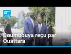 Mamadi Doumbouya reçu à Abidjan par le président ivoirien Alassane Ouattara • FRANCE 24