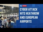 Who was behind cyber attack that is causing travel chaos across Europe?