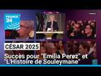 César 2025 : succès pour "Emilia Perez" et "L'Histoire de Souleymane" • FRANCE 24