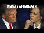 LIVE: Trump and Harris camps dissect debate in 'spin room'