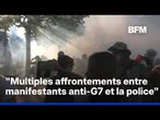 De multiples affrontements entre manifestants anti-G7 et la police autour de l'ONU à Genève