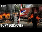 Violence erupts in Philippines as furious anti-corruption protesters clash with cops