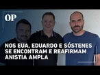 Líder do PL se reúne com Eduardo nos EUA e reforça defesa de anistia ampla