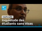 L'inquiétude des étudiants indiens devant intégrer Harvard privés de visas • FRANCE 24
