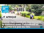 Goma : les combats reprennent, le sommet avec Tshisekedi et Kagame n'a pas eu lieu • FRANCE 24