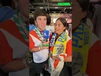 Así han vivido la visita del Papa León XIV los voluntarios más jóvenes #Voluntarios #PapaLeónXIV
