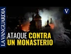 Un bombardeo ruso contra Kyiv deja en llamas la catedral de la Dormición