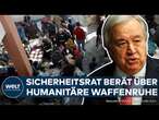 SCHUTZ VON ZIVILISTEN IN GAZA: UN-Sicherheitsrat kommt auf Drängen von Chef Guterres zusammen