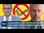 BADEN-WÜRTTEMBERG: Strengeres Rauchverbot! „Wir werden das nicht kontrollieren“ | Kritik von Palmer