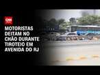 Motoristas deitam no chão durante tiroteio em avenida do RJ | CNN PRIME TIME