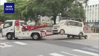 三重 四日市 浸水の地下駐車場 ほぼすべての車が運び出される