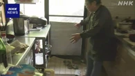 岩手 釜石 クマが網戸破り家の中に 住人の大声で逃げる