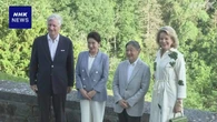 天皇皇后両陛下 ベルギーの国王夫妻や子どもたちと夕食
