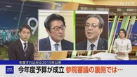 参院与野党トップ NW９広内キャスターが直撃 審議の舞台裏は…