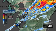 熊本 阿蘇地方に線状降水帯が発生 災害危険度高まる