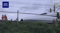 東海道新幹線 人身事故 ホーム柵の開放部から線路に立ち入りか