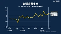 8月の家計調査 世帯消費は4か月連続増加 総務省