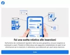 "Fai una scelta relativa alle inserzioni". Cosa fare se Facebook o Instagram vi mostrano questo banner
