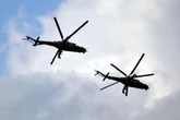 Два вертолета после столкновения рухнули в Финляндии