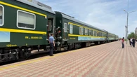 Первый туристский поезд из Китая прибыл в Казахстан