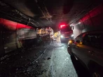 Hugenotetonnel minstens ’n week toe vir herstelwerk ná bus brand