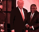 Croucamp: Cyril en Trump lieg ewe lekker