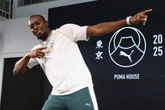 Bolt glo sy landgenote sal VSA se Lyles in Tokio in 100 m troef
