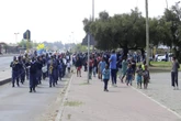 Polisie lei optog teen geslagsgeweld in Bloemfontein
