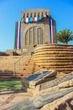Monument in 4 kleure van ZAR getooi om Paul Kruger te herdenk