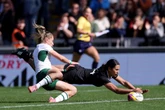 Kanniedood-Bok-vroue buig knie teen gedugte Black Ferns