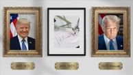 Trump hang portret van outo-pen in plek van Biden by Withuis