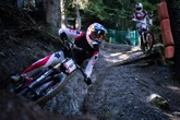 Blitsige Goldstone wen goud op bergfiets