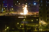 Un escape de gas causa un incendio en un paseo de Salburua, en Vitoria, sin heridos