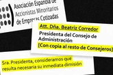 Los accionistas minoritarios exigen la "inmediata dimisión" de Beatriz Corredor y examinar la gobernanza de Red Eléctrica tras los informes del apagón