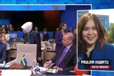 Paulina Kuwatu, la fan indonesia de Pedro Sánchez que le gritó 'Te queremos' en la OTAN: "Está un poco delgado pero todavía guapo"