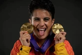 María Pérez llega a España tras los Mundiales de Tokio: "Me da un poco de vértigo lo que he hecho"