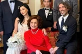 Sofía Loren reaparece en la boda de su hijo Carlo Ponti Jr. con la entrenadora de fitness georgiana Mariam Sharmanashvili