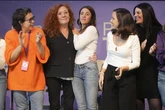 Podemos registra una iniciativa de apoyo a Cristina Fallarás, la periodista que hizo públicas las acusaciones de violencia machista contra Errejón, en el aniversario de su dimisión