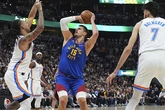 Los Nuggets sobreviven al 0/10 en triples de Jokic y tumban a Oklahoma en la prórroga