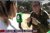 Ana Pastor vive un momento de tensión con un portavoz del Ejército israelí: "Por ahí no"