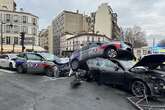 Una espectacular persecución policial por las calles de París termina con 13 heridos y tres detenidos