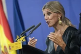 Yolanda Díaz pinta al PP como un "partido antisistema": acusa a Feijoo de "hackear" las instituciones y "trabajar para Vox"