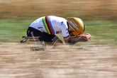 Evenepoel vuela en la contrarreloj de Caen y Pogacar recupera el liderato con un golpe a Vingegaard