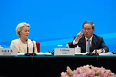 Von der Leyen, a años luz de Pedro Sánchez en una dura reunión en Pekín 100 días después