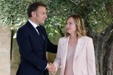 Macron y Meloni buscan la 'reconciliación' en Roma