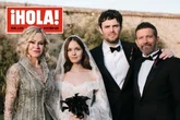 Un menú español, un ramo de flores negro y rostros conocidos de Hollywood: todos los detalles de la boda de Stella del Carmen