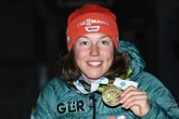 La ex biatleta alemana Laura Dahlmeie, herida grave durante una escalada en Pakistán y pendiente de ser rescatada